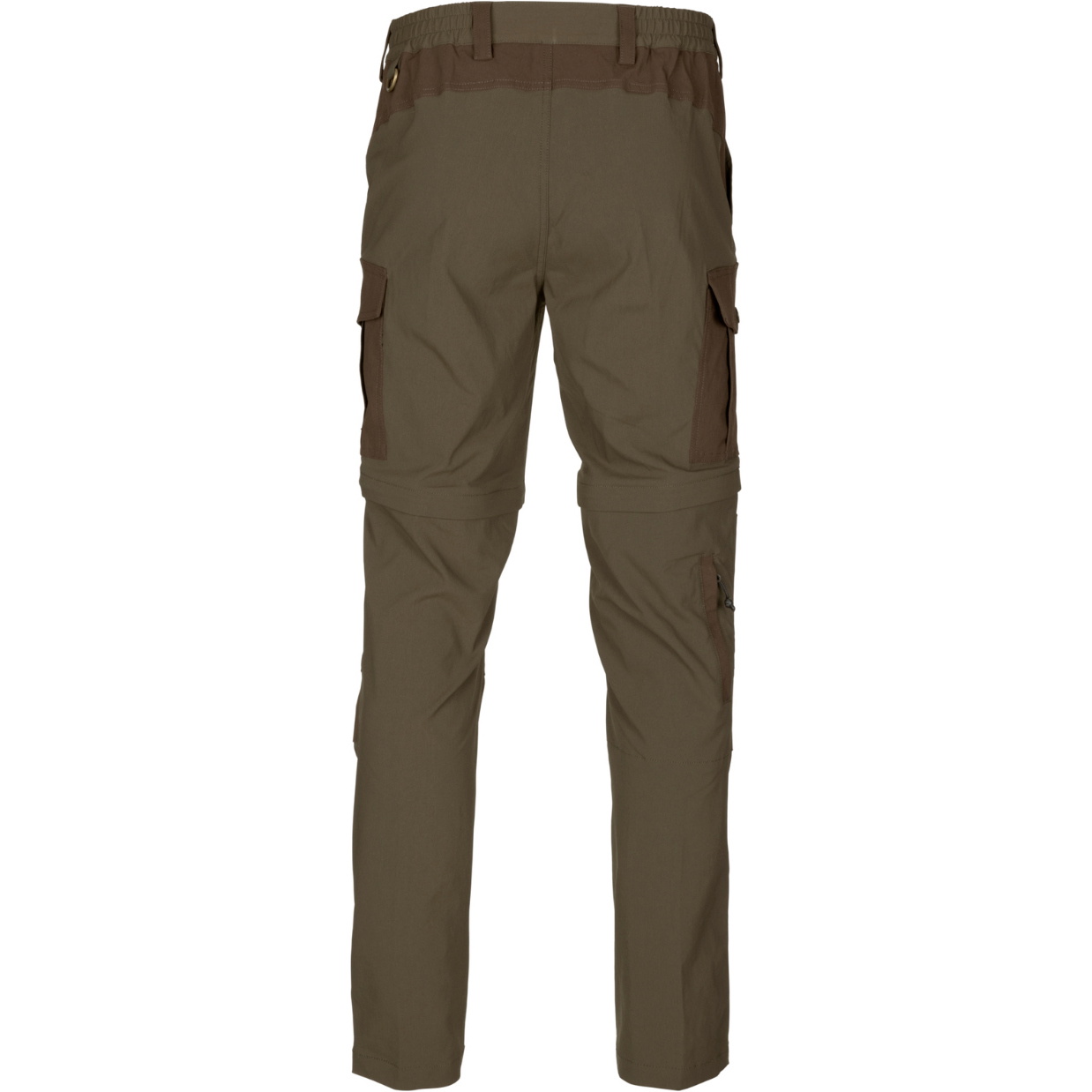 2026 Seeland Mens Birch Zip-Off Trousers 40173 - Pine Green / Demitasse Brown